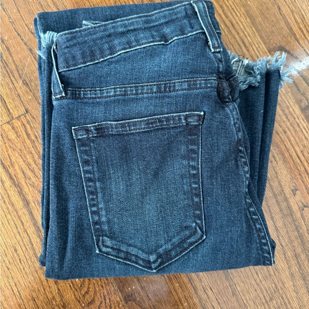 Women's Just Black Dark Blue Jeans Size 26